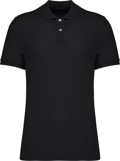 Native Spirit Ecologische herenpolo in piquétricot NS207 - Black - M
