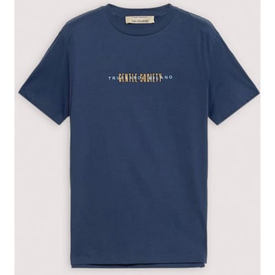 t-shirt man blauwe marine