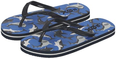 XQ Footwear - Teen - Slippers - Haai - Blauw - Junior - Maat 27/28