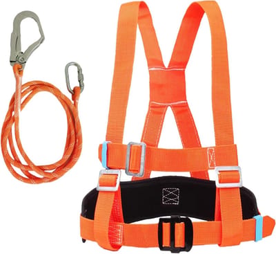 Allecto Plus - Valbeveiligingsset voor dakdekker - 3 meter veiligheidsgordel voor luchtwerk