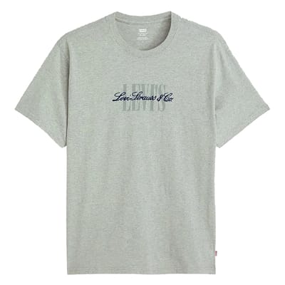 Levis Heren Relaxed Fit T-shirt (Heide Grijs)