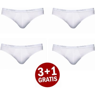 Sloggi - Basic Mini 4-pack - Wit