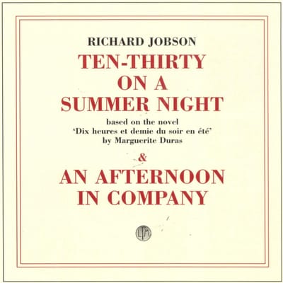 Richard Jobson - 10.30 On A Summers Night (CD) (Remastered)