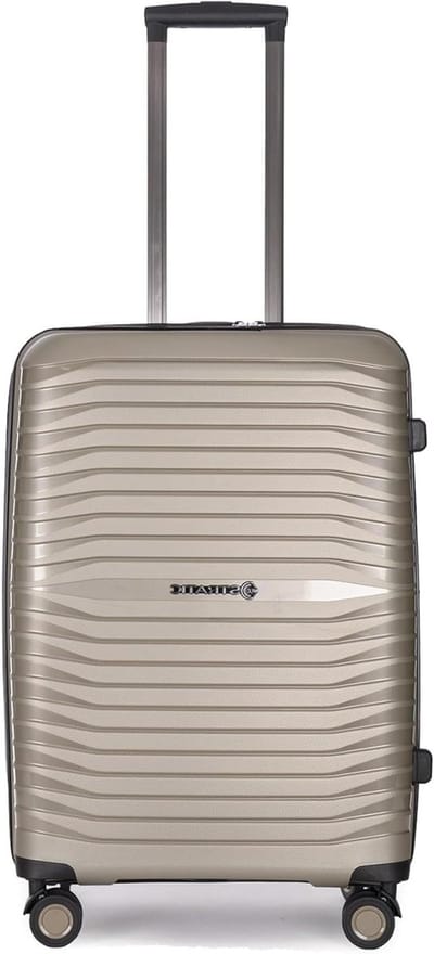 Koffer Trolley - Reiskoffer Koffer - Reizen Organiseren - Uitschuifbare Koffer - 66 cm - Grijs