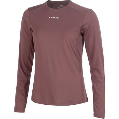CRAFT ADV ESSENCE LS TEE 2 W Dames Sportshirt - FLINT