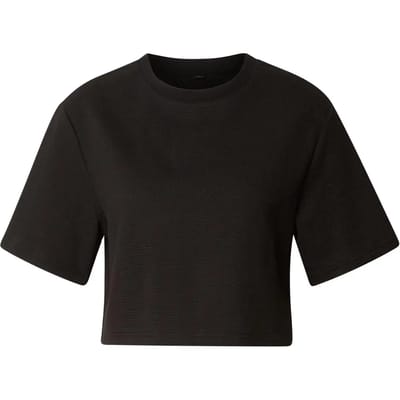 Urban Classics - Structured Jersey Crop top - XS - Zwart