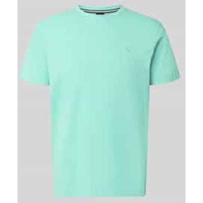 Lerros T-shirt T Shirt Met Ronde Hals Van Katoen 2623000 621 Mannen Maat - L