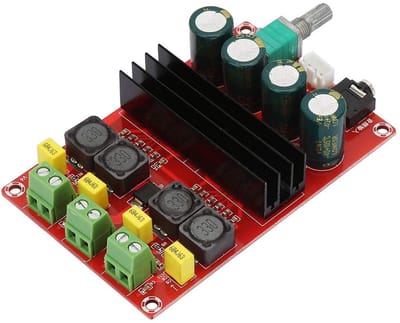 Allecto - Digitale Stereo Versterker - Audio Amplificateur - 2x100W vermogen - DC12-24V aansluitingen - Geluidskwaliteit - Geschikt voor thuisgebru...