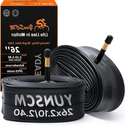 Fietsband Binnenband - Binnenband Fietsband - Fietsen Onderhoud - Heavy Duty Butylrubber - 26 x 2.10/2.40 - Zwart