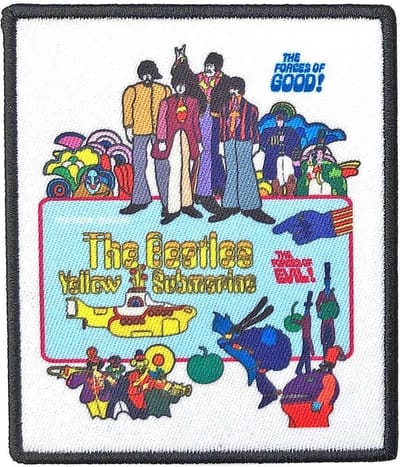 The Beatles - Yellow Submarine Movie Poster Patch - Multicolours