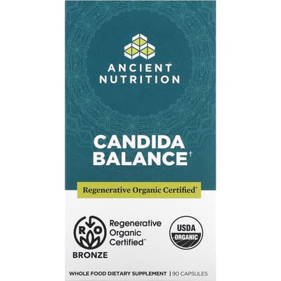 Ancient Nutrition, Équilibre Candida, 90 Capsules
