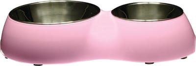 Hagen DogIt Dubbele Eet/Drinkbak - 160 - 350 mL - Roze