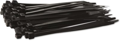 KSS kabelbinder-assortiment polyamide 6.6, zwart, 203x7,6, UV-bestendig, 100 stuks