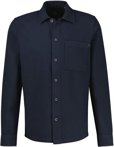 Lerros - Overshirt - Heren - M - 485 CLASSIC NAVY - Katoen - 2631240