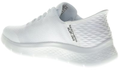 Skechers GO WALK FLEX - HANDS UP Heren Instappers - Wit