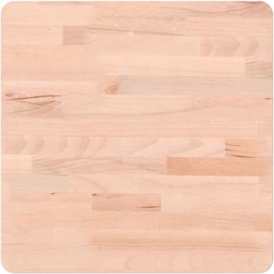 Tafelblad Hout - Vervangend blad - Tafel opknappen - Massief beukenhout - 40x40 cm - Lichtbruin