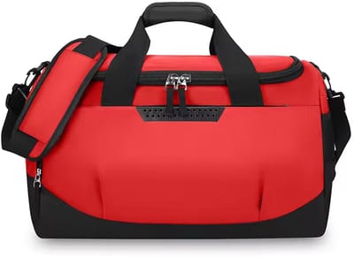 KZQ Reistas Voor Dames En Heren - Waterdichte Weekendtas Met Handgrepen - Groot Model 48x24x28 cm - Rood