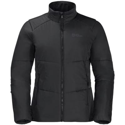 Jack Wolfskin Bergland INS Hoody W 1207231-6000, Vrouwen, Zwart, Jasje, maat: XXL