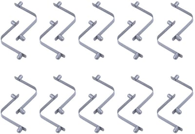 Dailygoods- V-Clip 20 Stuks - Roestvrij Staal - Duurzaam - Beugel - Vergrendelingsbuizen - Geschikt voor Kajakken en Tenten - Eenvoudig in Gebruik - Beugels