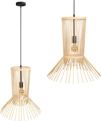 Toolight App1457-1Cp Hanglamp Beige 52,5X47X52,5Cm