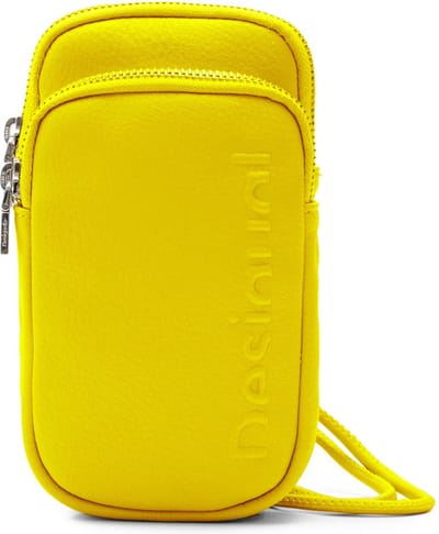 Desigual Telefoontasje Half 24 Colors Delphine Phone Bag Yellow Geel