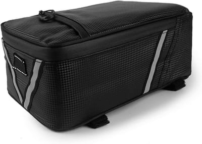 Bagagedragertas Fiets - Fietstas Achterkant - Fietsen Bagage - Waterafstotend Canvas - 5 Liter Capaciteit - Zwart