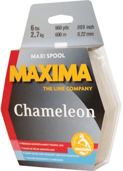 Maxima Maxima Chameleon One Shot Monofilament Vislijn – 250 meter – Sterk en onzichtbaar onder water 0.15MM / 3LB (1.36KG)