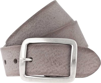 Vanzetti Leren Riem Genuine Beauty 40mm Full Leather Belt W80 Mouse Gray Grijs