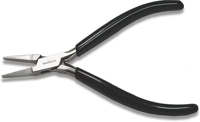 Platte Neus Tang met PVC Handvat voor Sieraden Maken en Reparatie