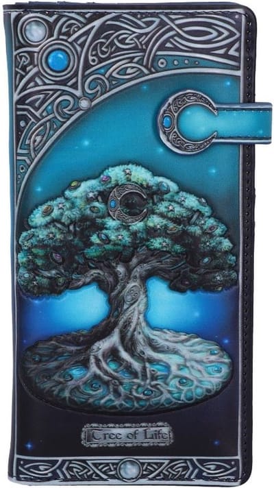 Nemesis Now Dames portemonnee Tree of Life - Mooie Reliëfafwerking - Schitterende kleuren