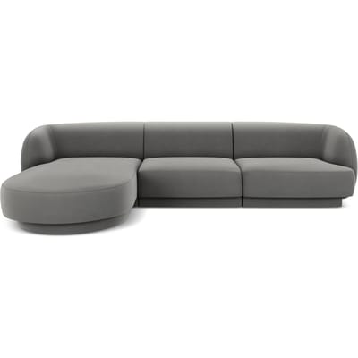 3.5-zitshoekbank Miley links velvet | Micadoni Limited Edition