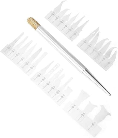 BGA Chip Reparatie Set voor CPU Onderhoud met 27 Blades en 1 Soldeerhandvat voor Precisiewerk