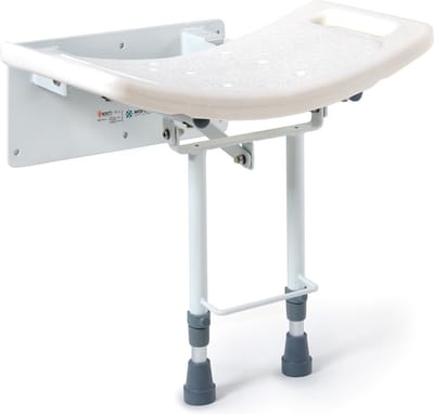 Moretti Douchestoel opklapbaar - Compact wandmodel - Wit