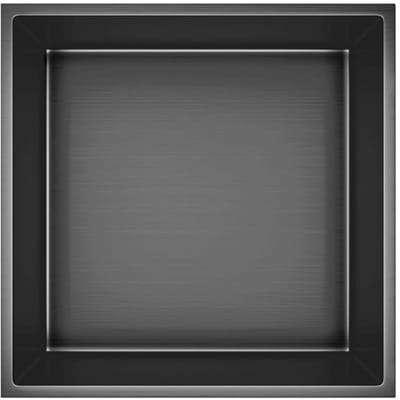 ALONI inbouwnis – 30x30x7 cm – gunmetal grijs
