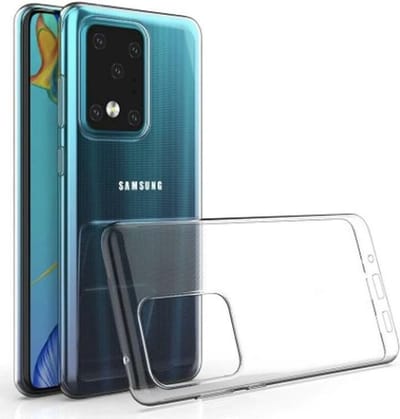 Samsung Galaxy S20 Ultra hoes TPU Siliconen Case Cover Transparant Hoesje