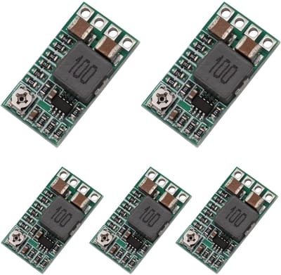 Allecto - DC-DC Step-Down Converter - Verstelbare Spanningsconverter - Mini formaat - 5V 3A - Efficiënte stroomomzetting - Voor diverse toepassinge...