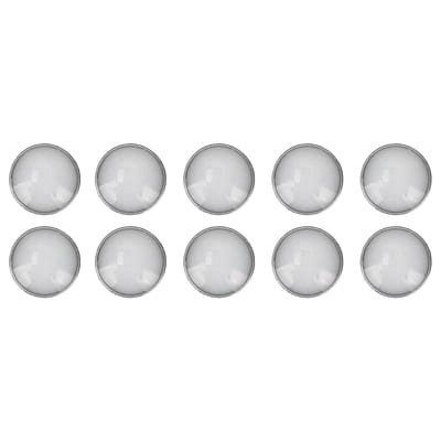 MTTproducts- Bezel Dot Lichtgevend - 10 Stuks - Horloge Onderdelen - Legering/Glas - 2mm - Blauw - Horlogeonderdelen