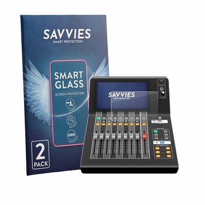 2 Stuks Savvies Screenprotector - geschikt voor Yamaha DM3 - beschermfolie glas transparant