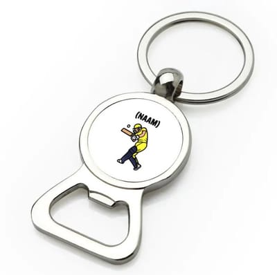 Akyol - cricket met eigen naam flesopener - Cricket - cricketer - sport - 9 bij 3 cm