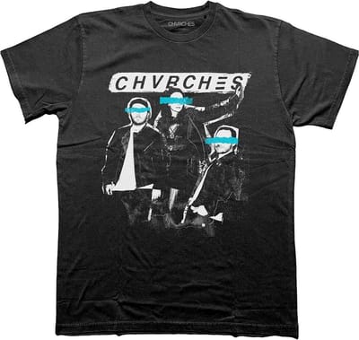 Chvrches - Cut Photo Heren T-shirt - S - Zwart