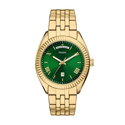 FOSSIL Heren Horloge 42 mm - Goudkleurig