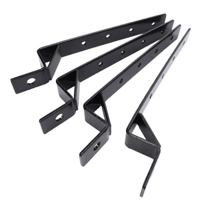 Support de montage universel pour sacoches de moto Robuste Réglable Remplacement pour modèle Cruiser Suzuki gray
