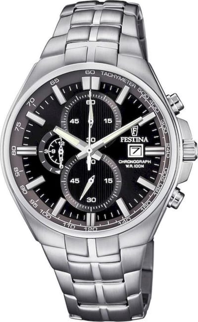 Festina F6862/2 horloge heren - zilver - edelstaal