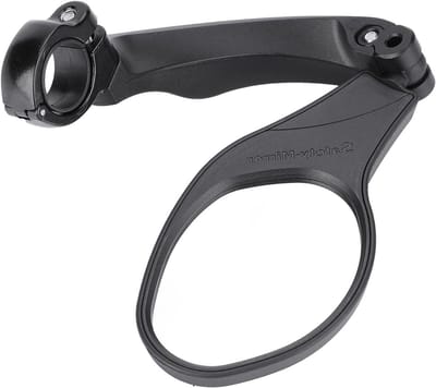 Dailygoods- Fietsspiegel 360° draaibaar - Vervangende Achteruitkijkspiegel - Geschikt voor Mountainbikes - Roestvrij Stalen Frame - Eenvoudig te Installeren - Fietsreflector