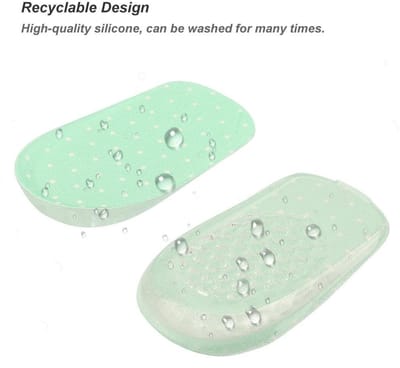 Dailygoody - Inlegzolen - Voetverhoging - Comfortabele demping - Lichtgroen - Zachte traagschuim - Perfect voor lange werkdagen - 1,5 cm