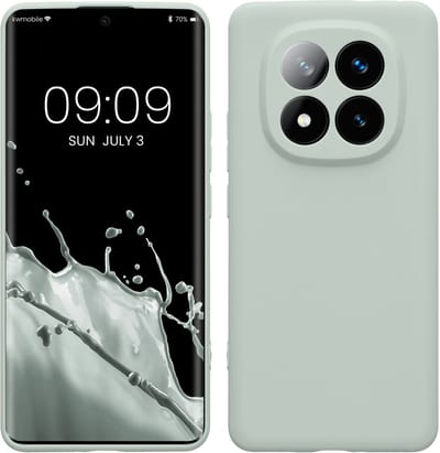 kwmobile telefoonhoesje geschikt voor Xiaomi Redmi Note 14 Pro+ 5G / Redmi Note 14 Pro Plus 5G - Hoesje voor smartphone - Precisie camera uitsnede - In cool mint