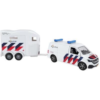 VW Transporter politie met Cheval Liberte paardentrailer NL die cast pb Voertuigen