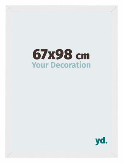 Your Decoration - Puzzellijst 67x98 cm - Wit Hoogglans - Puzzellijst 1500-2000 stukjes - MDF Fotolijst - Mura