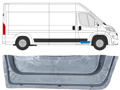 Reparatiepaneel voor deur binnen voor Opel Movano 2021-2026 / Rechts