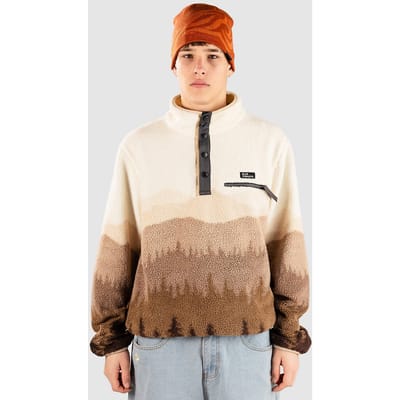 Blue Tomato Patterned Fleece Trui bruin
